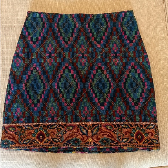 NWT Farm Rio Scarf Mini Skirt XS - Picture 1 of 5